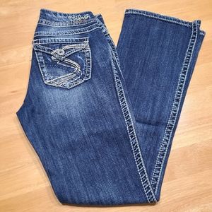 Silver Suki Surplus Bootcut Jeans Size 27